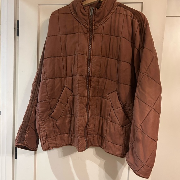 Brown Quilted Jacket - Picture 1 of 4